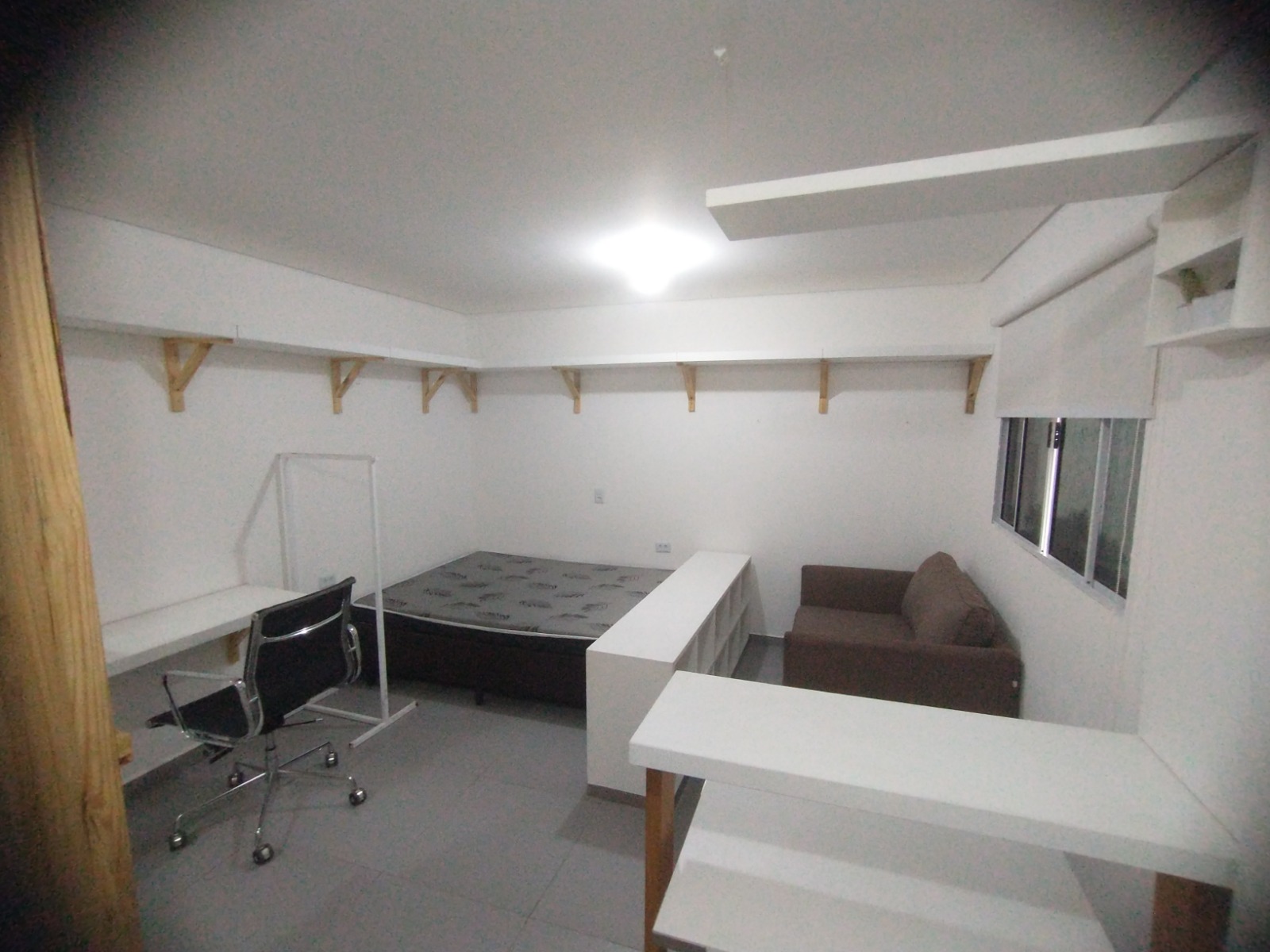 Interior kitnet - Sala de estar